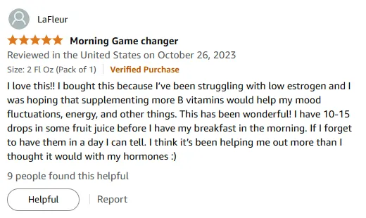 My Vitamin B Drops Boost Energy and Hormone Balance