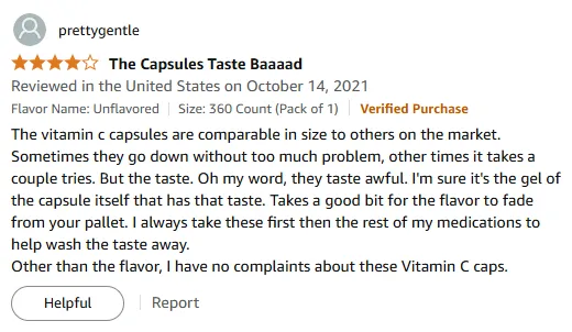 My Honest Review: Vitamin C Capsules That Boost Immunity Despite Taste