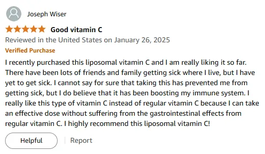 My Liposomal Vitamin C Boosted Immunity Without Upset Stomach