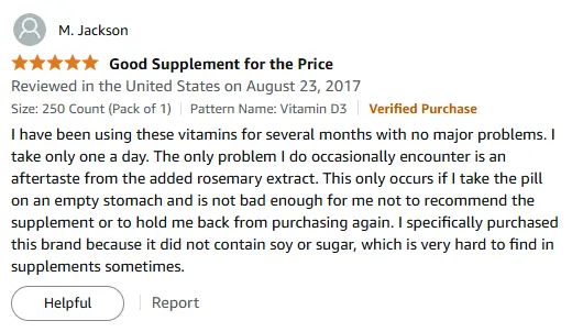 My Go-To Soy-Free Vitamin D Supplement Without Sugar