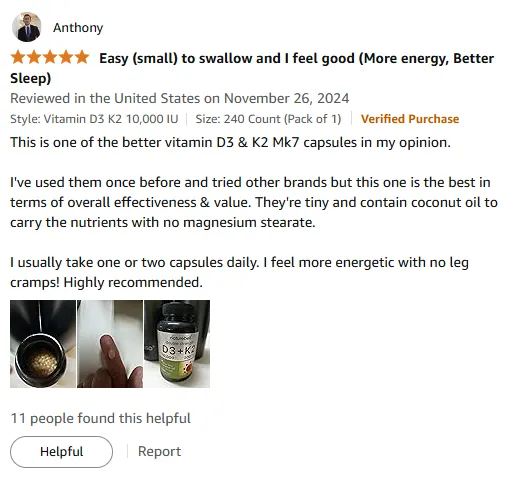 Why I Switched to Best Vitamin D3 K2 MK7 Capsules