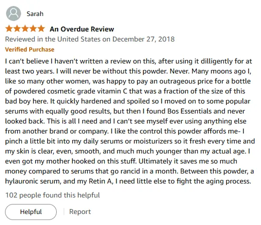 My Go-To Vitamin C Powder for Youthful, Clear Skin