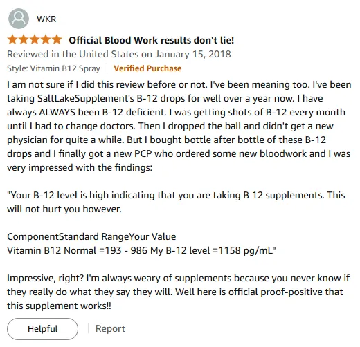 My B-12 Drops Boosted My Levels Naturally | SaltLakeSupplements