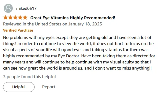 How Vitamin E Preserved My Vision as My Eye Doctor Advised