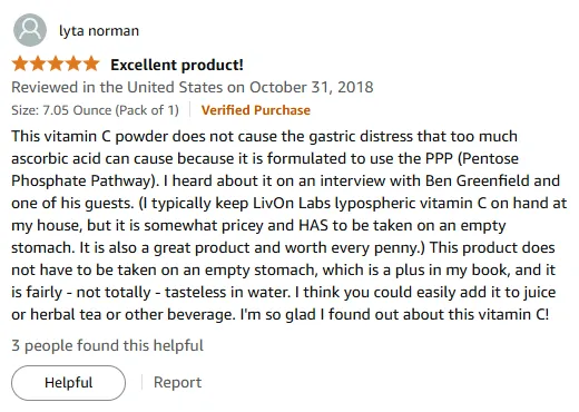 My Go-To Vitamin C Powder Without Stomach Issues | Ben Greenfield Tip