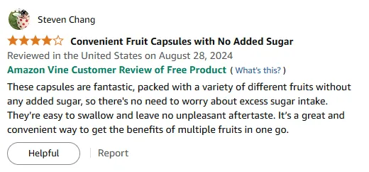 My Go-To Sugar-Free Multifruit Vitamin A Capsules