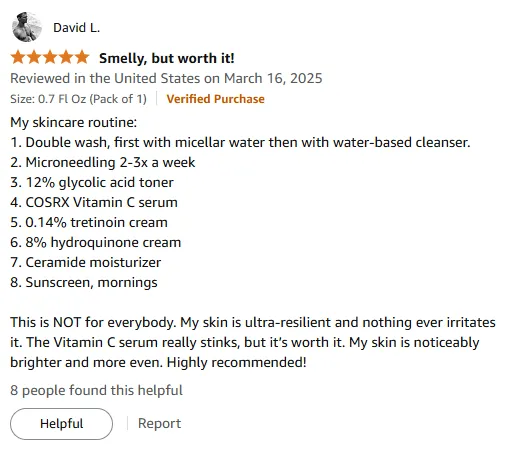 My Honest Review: Vitamin C Serum That Brightens Skin Despite the Smell