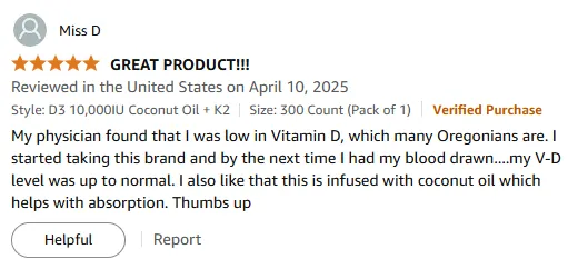 My Vitamin D Boost with Coconut Oil Absorption Success