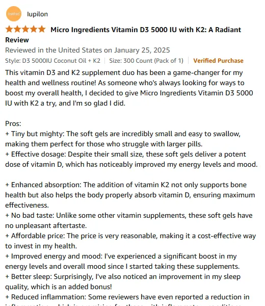 Why I Swear By These Tiny D3+K2 Softgels for Energy & Bone Health