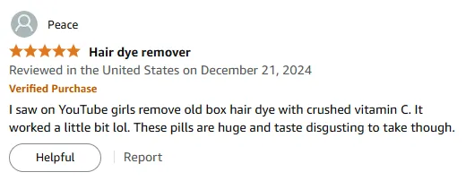 My Vitamin C Hair Dye Removal Experiment & Review