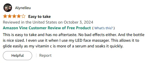 My Vitamin A Glides with LED Massager Perfectly