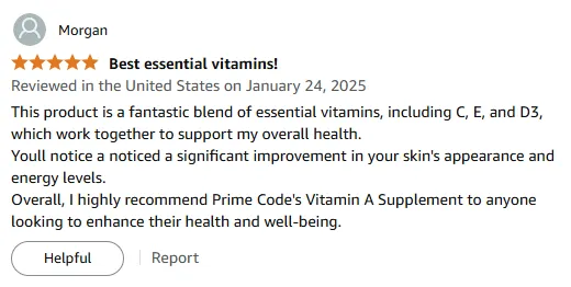 My Radiant Skin & Energy Surge with Vitamin A