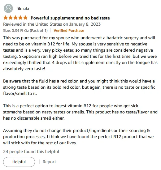 My Tasteless B12 Lifesaver After Bariatric Surgery