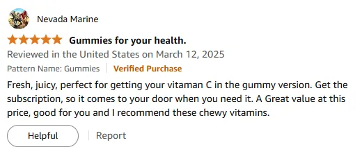 My Juicy Vitamin C Gummies: Freshness & Value Delivered!
