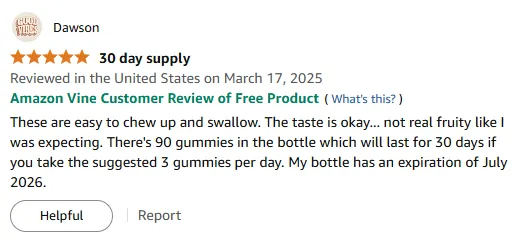 My Vitamin A Gummies: Easy Chew & Fresh Until 2026