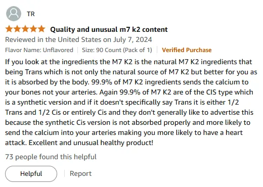 My Vitamin A with Natural Trans MK-7 K2