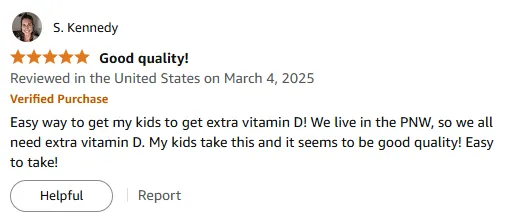 My Kids Love Easy Vitamin D for PNW Health!