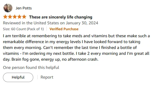 My Vitamin B Miracle: All-Day Energy, No Brain Fog