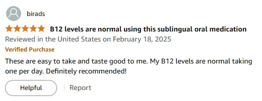 My Tasty Daily B12 Vitamin Keeps Levels Normal